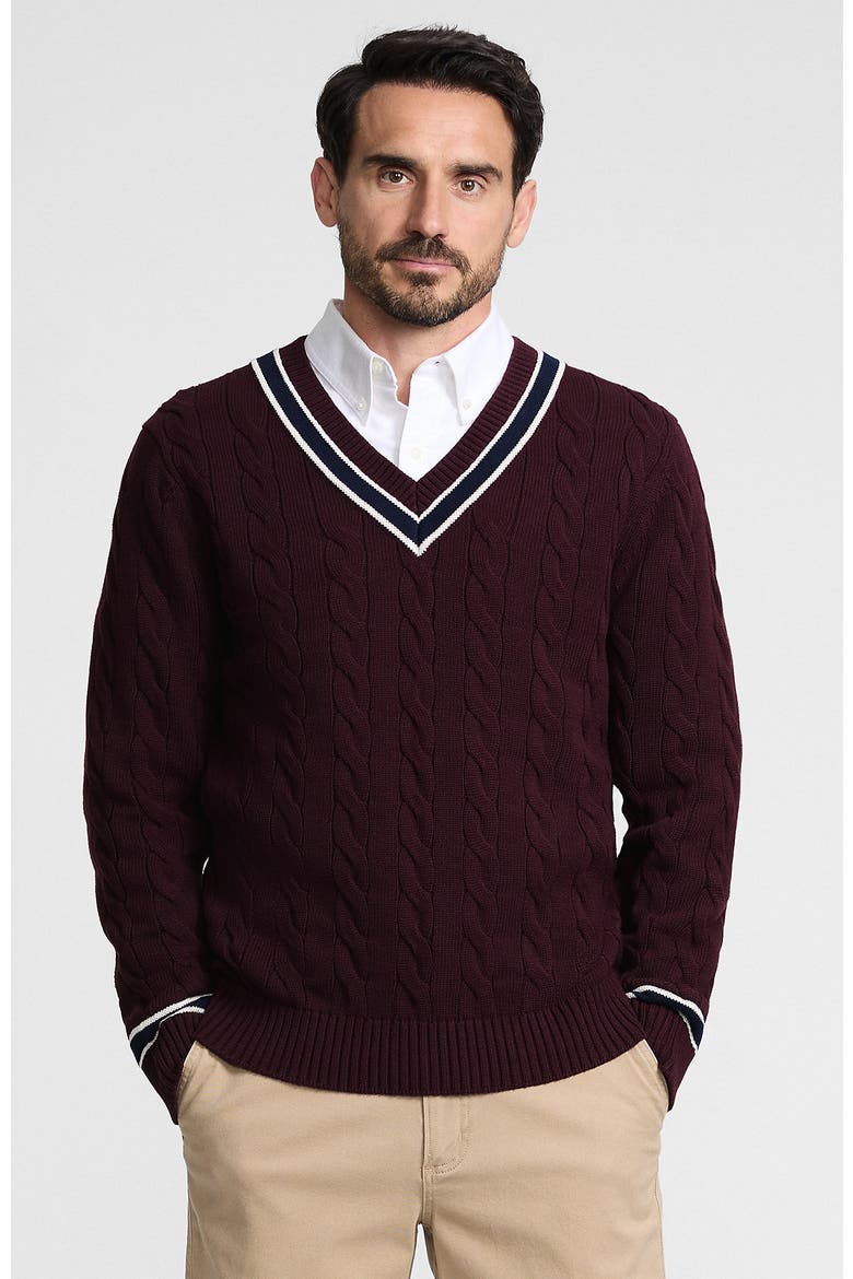 Long Sleeve Drifter Cricket Sweater, Main, color, Lush Burgundy