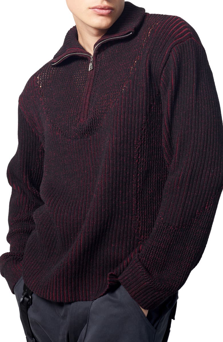 MAGNLENS Silica Quarter Zip Sweater, Alternate, color,
