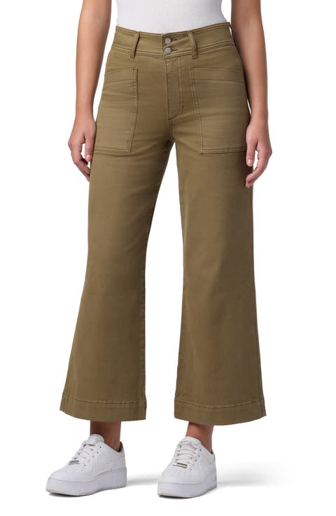 Ankle Cargo Wide Leg Jeans