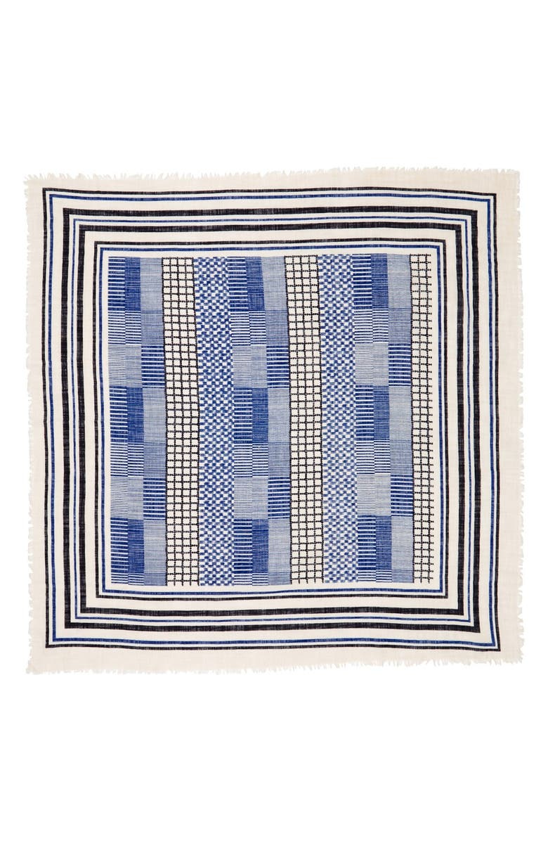 BP. Mixed Pattern Cotton Scarf, Alternate, color,