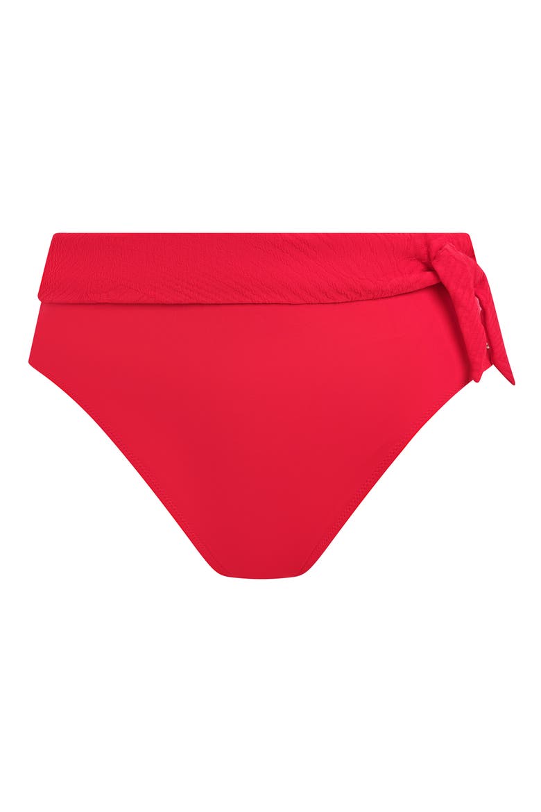 Ottawa High Waist Bikini Bottoms, Alternate, color, RADIANT RED