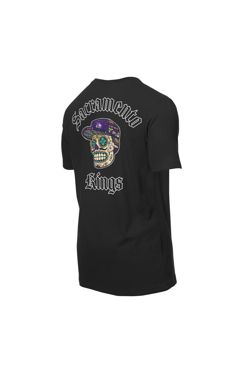 New Era Men's New Era Black Sacramento Kings Sugar Skulls T-Shirt, Alternate, color, Black