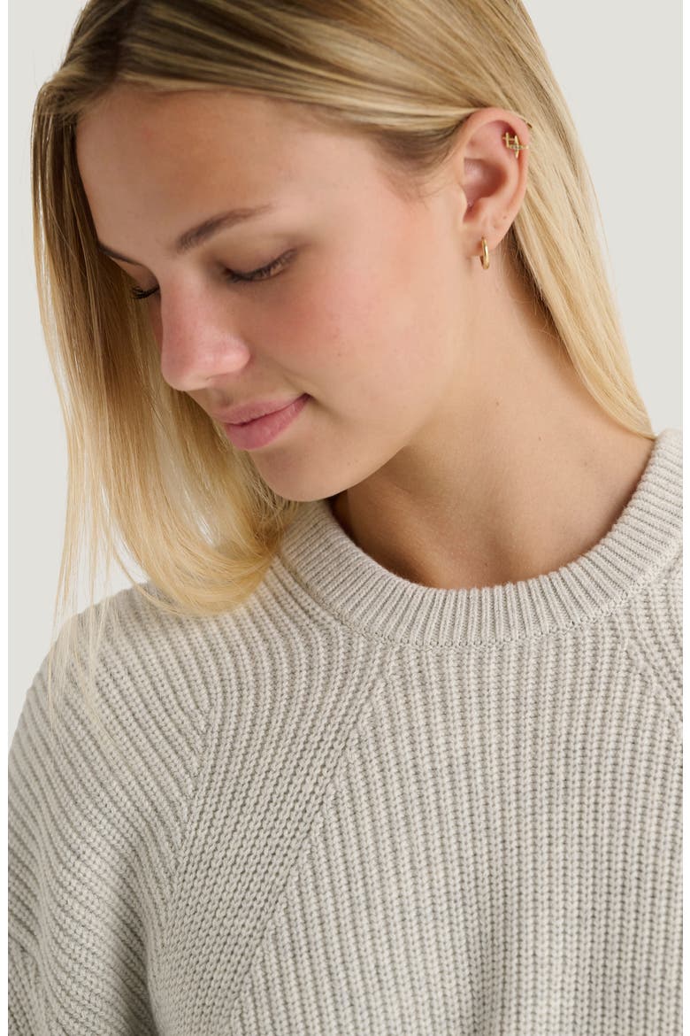 Coastloom Crew Sweater, Alternate, color, OFF WHITE HEATHER