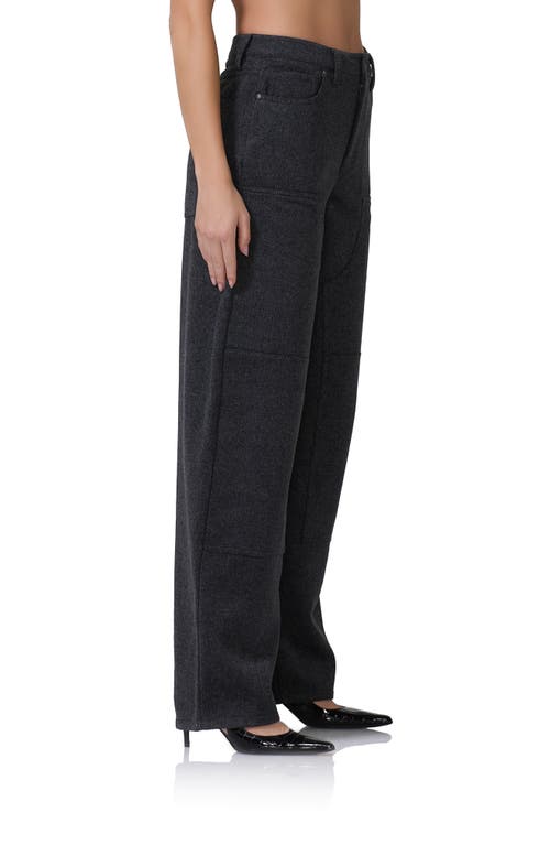 AFRM AFRM BRIANNA WOOL BLEND BARREL LEG PANTS 