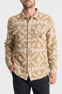 Roark Nordsman Jacquard Flannel Snap-Up Overshirt
