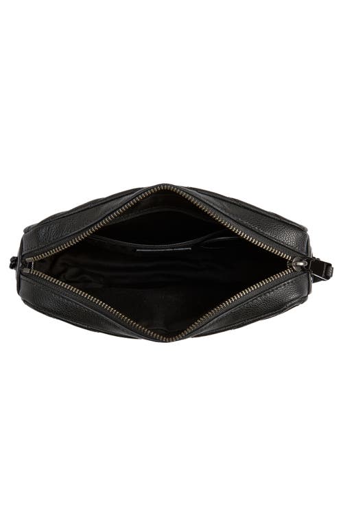 Rebecca Minkoff Edie Top Zip Convertible Crossbody Bag In Black