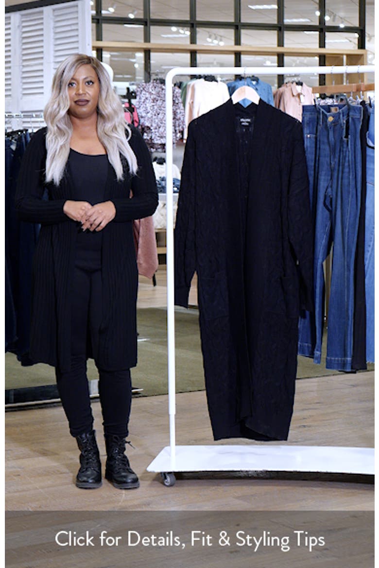 Charissa Cable Stitch Longline Cardigan video