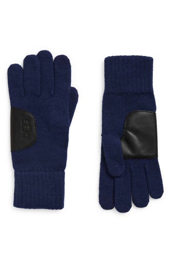 Ugg ® Knit Gloves In Blue