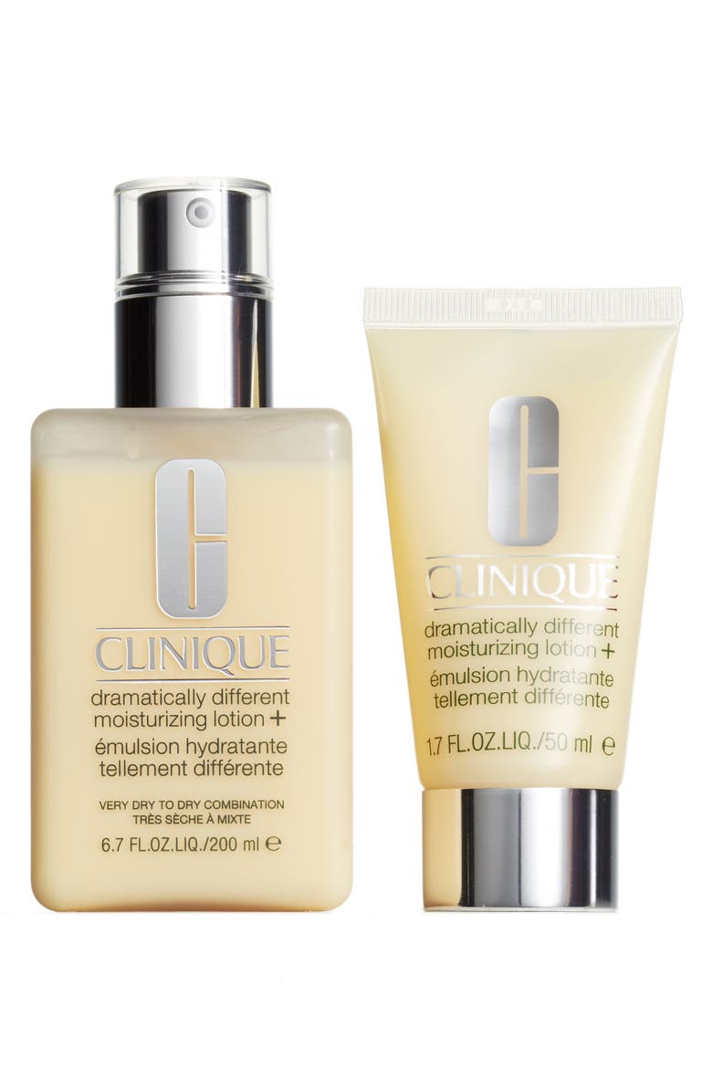 Clinique Big Genius Little Genius Dramatically Different Moisturizing Lotion+ Duo, Main, color, 