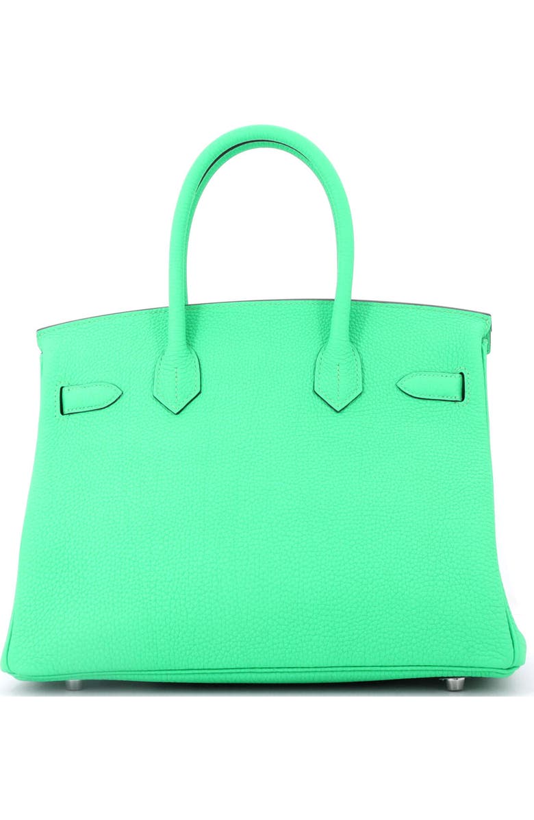 Pre-Owned Hermes Birkin Handbag Green Togo with Palladium Hardware 30, Alternate, color, Vert Comics