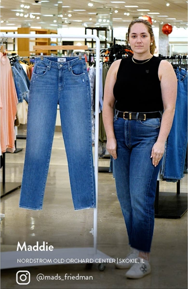 Stella High Waist Straight Leg Jeans, sales video thumbnail
