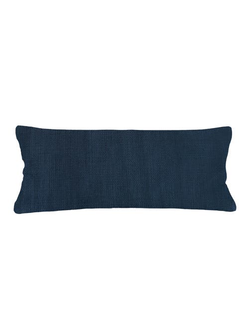 Anaya So Soft Linen Body Pillow Cover Only In Navy Blue