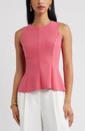 Open Edit Crewneck Flared Tank