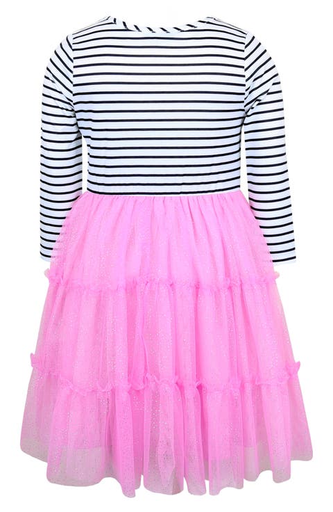 Kids' Sequin Pumpkin Tutu Dress