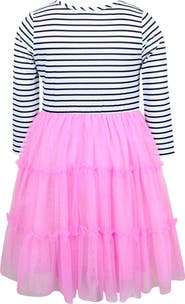 Zunie Kids' Sequin Pumpkin Tutu Dress
