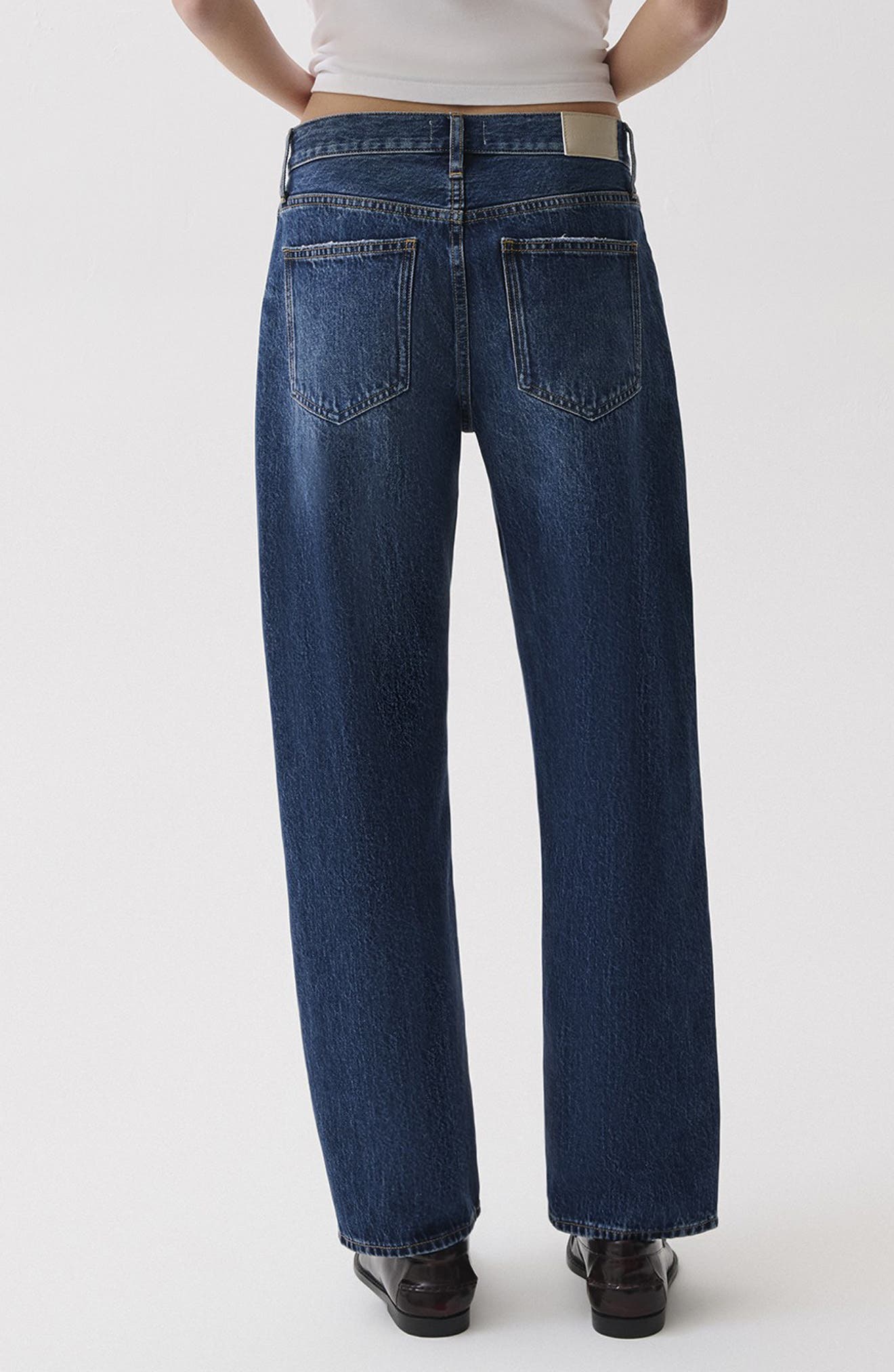 Pistola Lexi Distressed Studded Crop Barrel Jeans (Women) | Nordstromrack