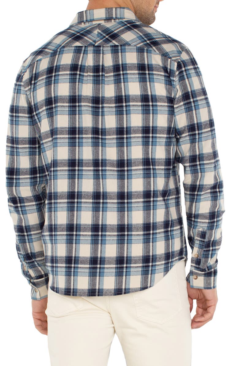 Liverpool Plaid Button-Up Shirt, Alternate, color, 