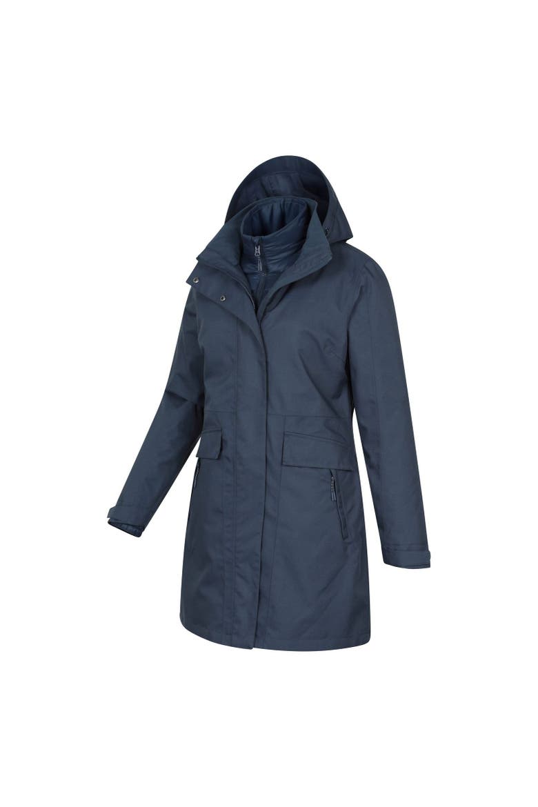 Rain On 3 in 1 Waterproof Jacket, Alternate, color, Blue
