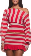 I.AM.GIA Juniper Off the Shoulder Striped Sweater