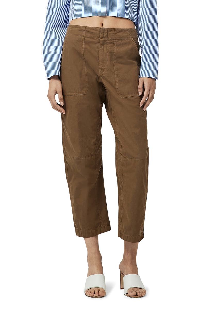 Leyton Crop Cotton Work Pants