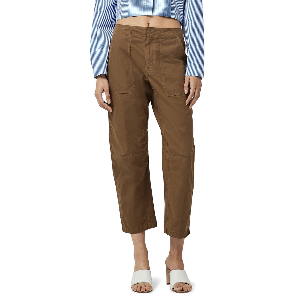Rag & Bone Leyton Workwear Ankle Pants In Olive Gree