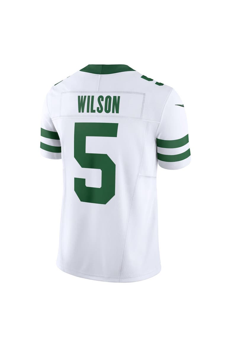 Men's Nike Garrett Wilson Legacy White New York Jets Vapor F.U.S.E. Limited Jersey, Alternate, color, White