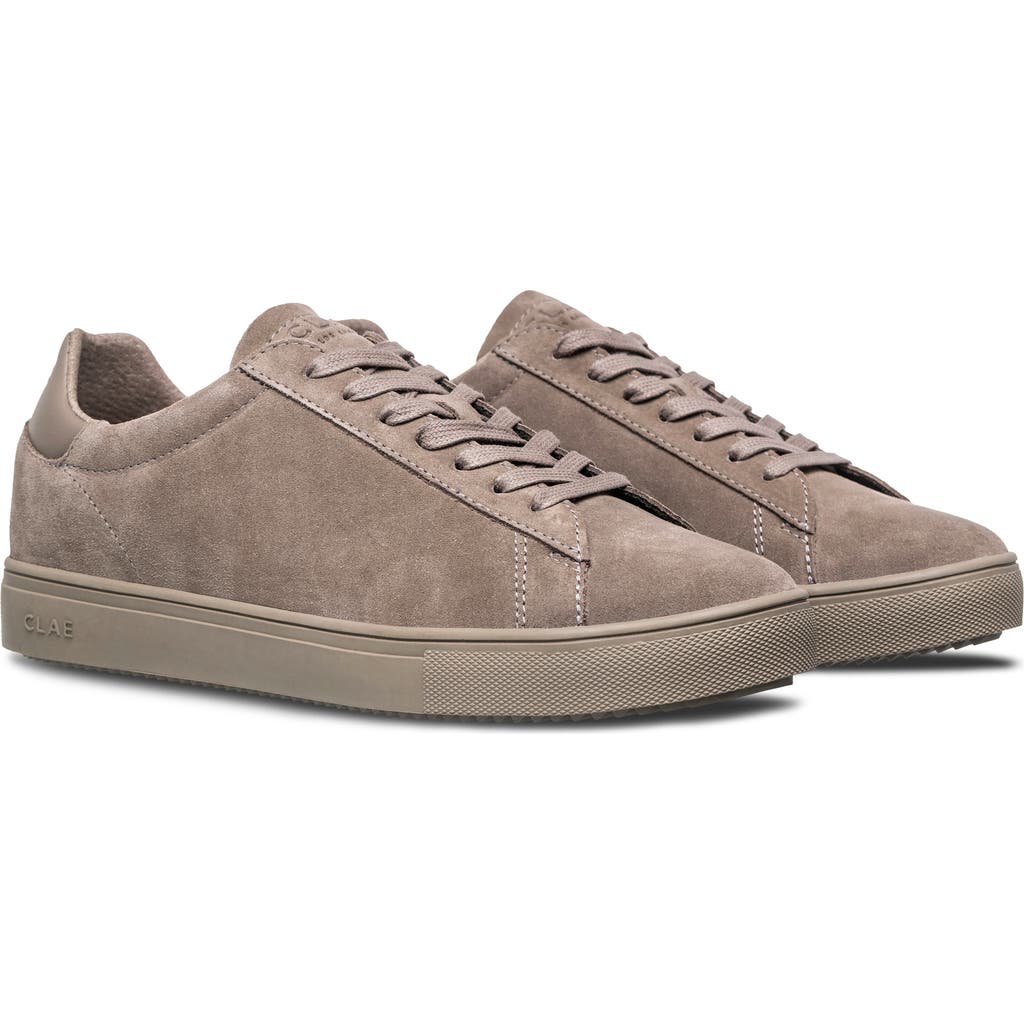 CLAE Bradley Leather Sneaker in Fallen Rock Suede