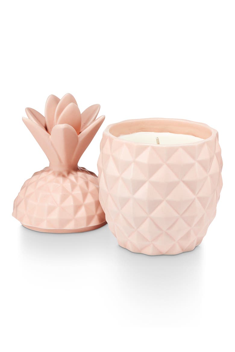 Ceramic Pineapple Jar Candle, Alternate, color, COCONUT MILK MANGO