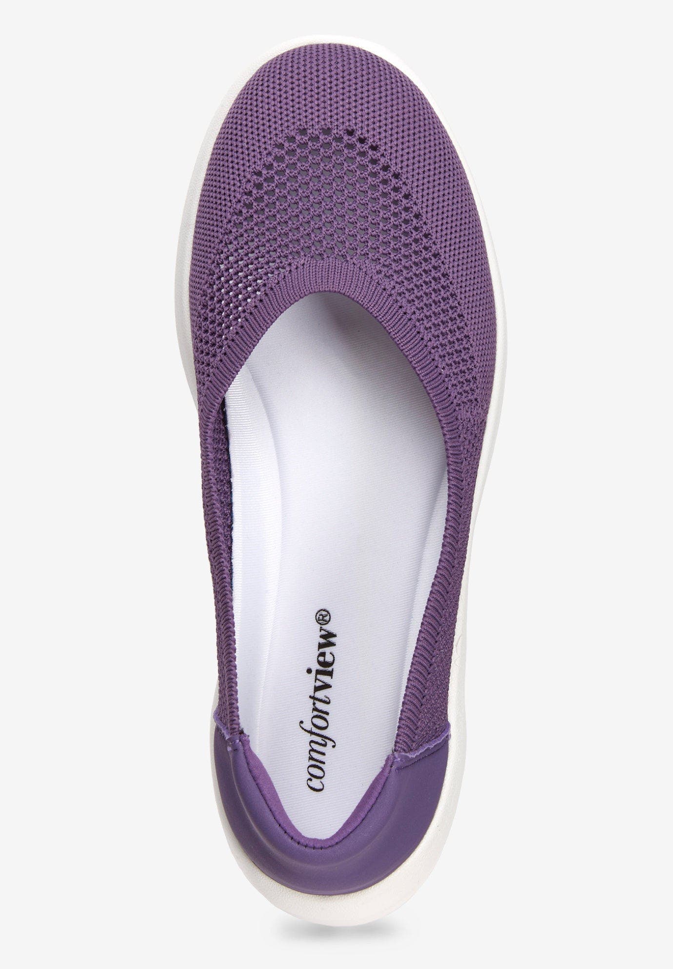 Comfortview CV Sport Laney Slip On Sneaker, Alternate, color, Black