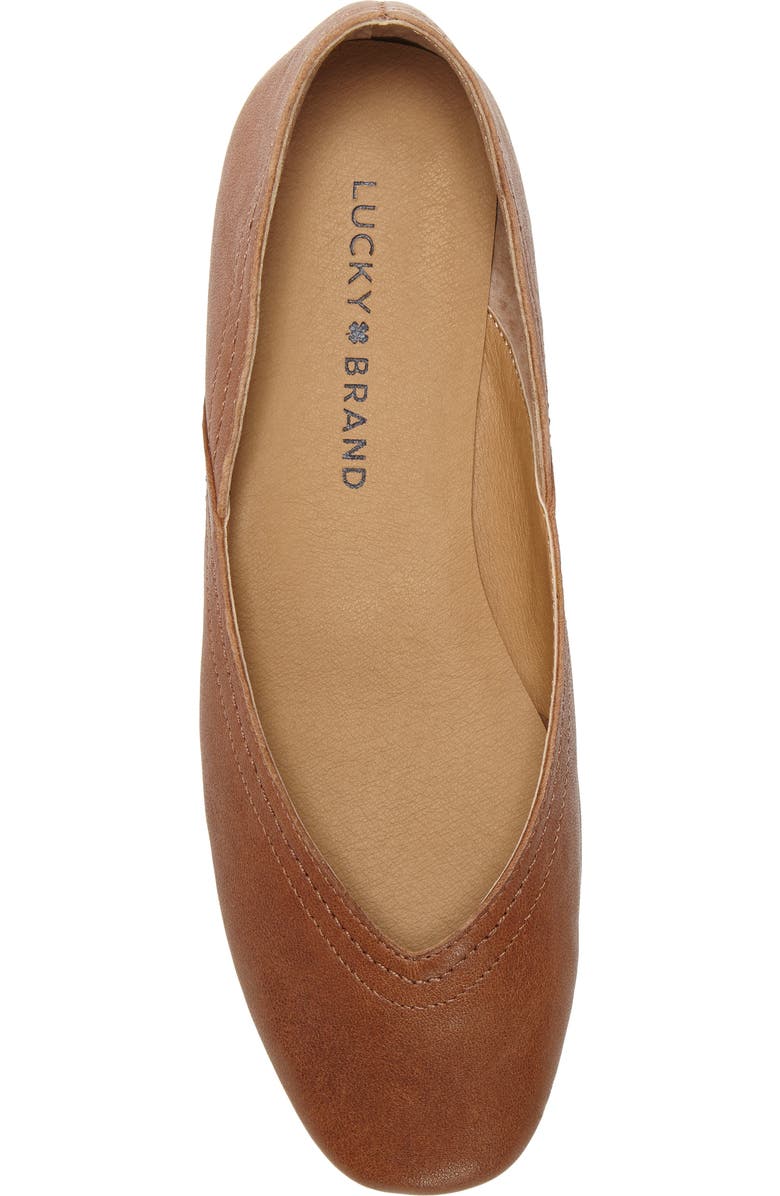 Lucky Brand Alba Skimmer, Alternate, color, Umber