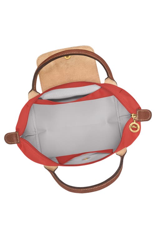 Longchamp Le Pliage Small Bag In Tomato