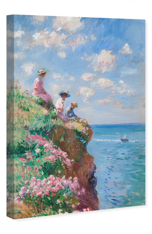 Wynwood Studio By The Seaside Canvas Wall Art In Blue