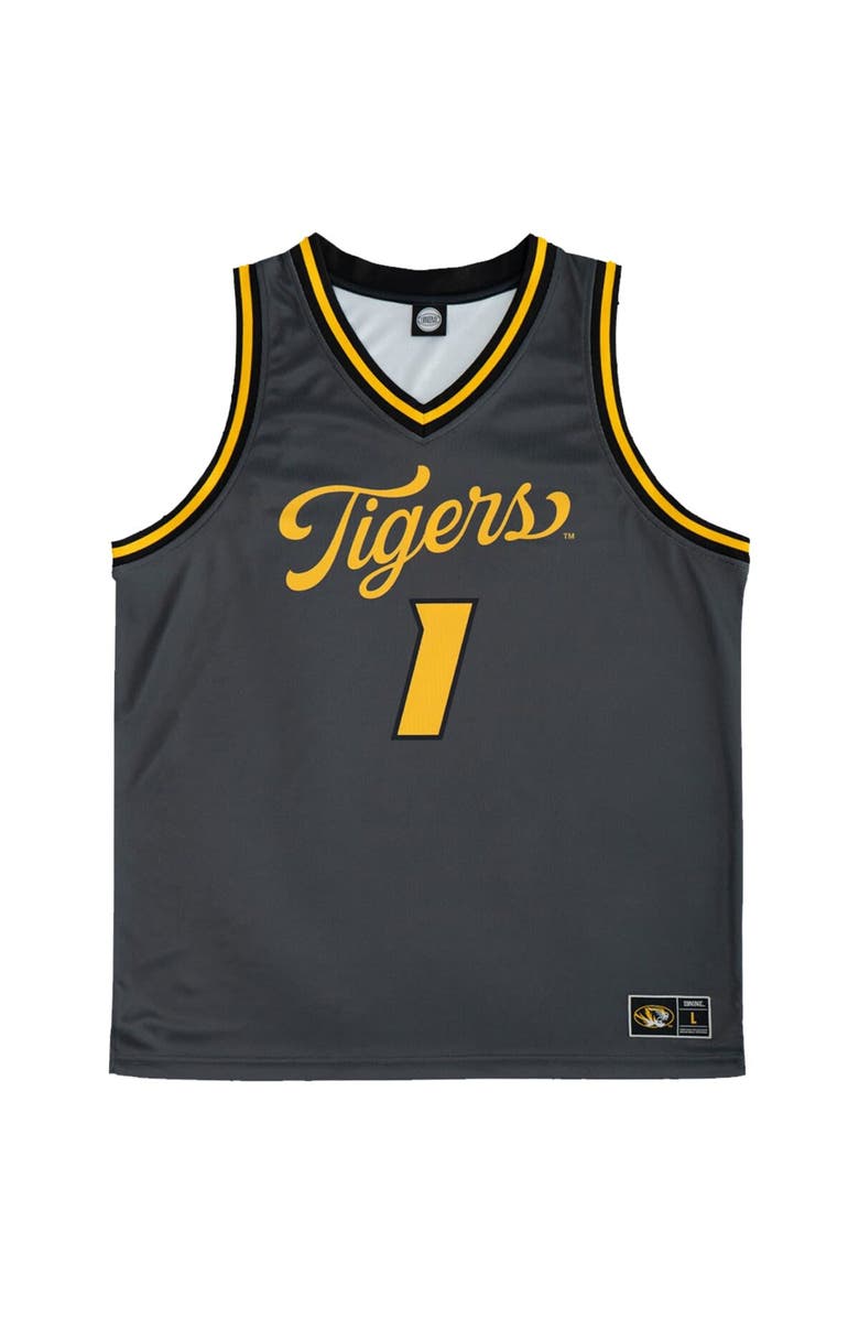 19NINE Unisex Anthracite Missouri Tigers Alternate Script Jersey, Alternate, color,