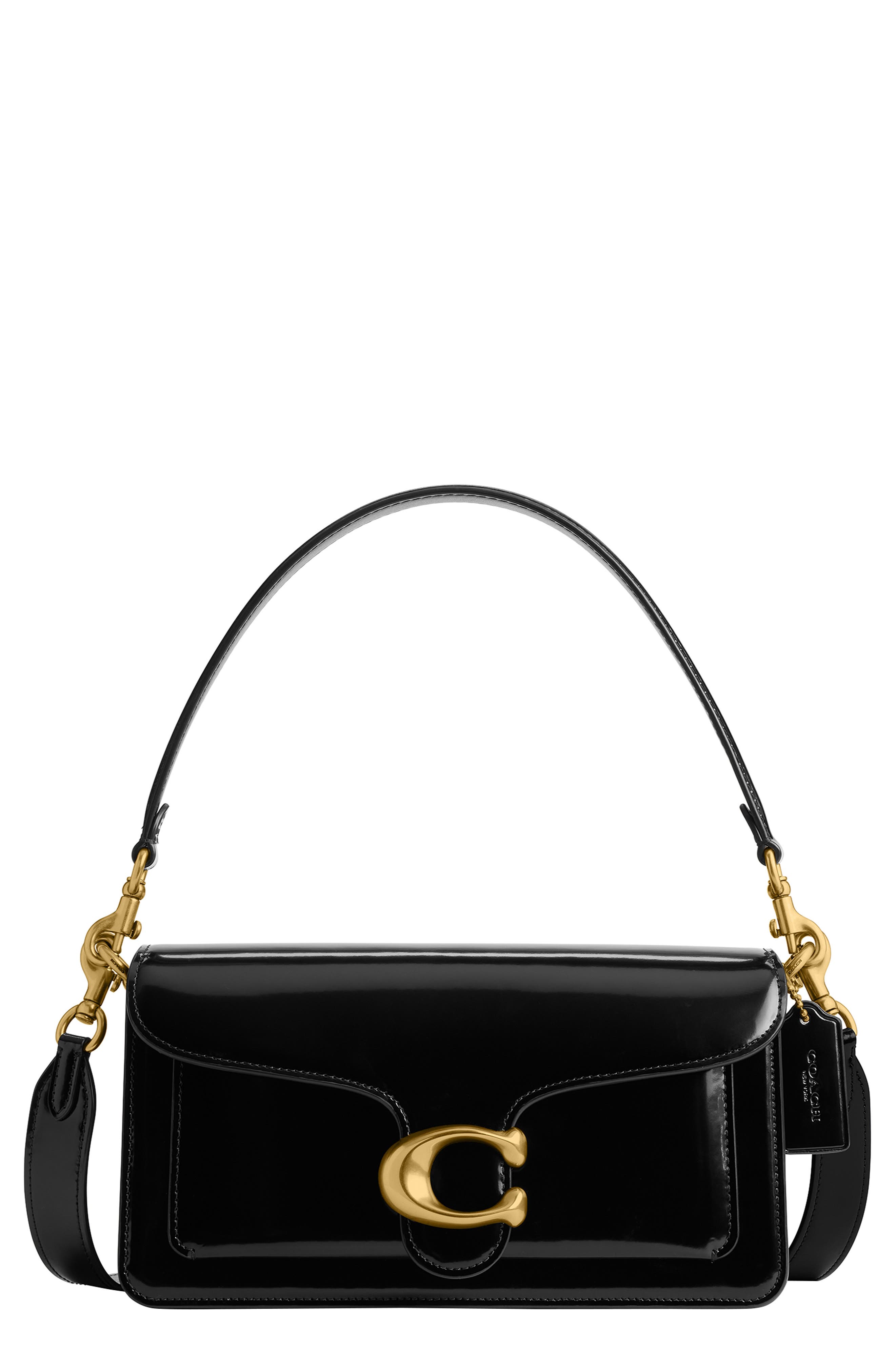 COACH Tabby Spazzolato Leather Shoulder Bag, Main, color, 