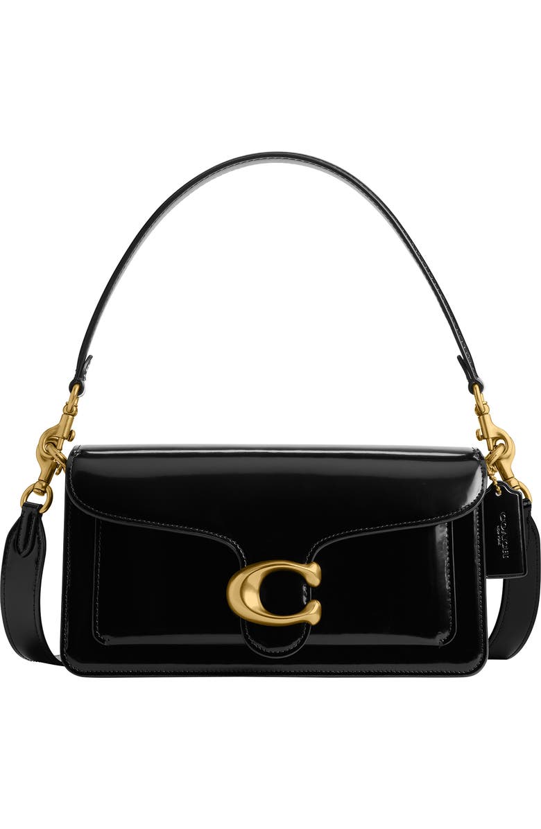 COACH Tabby Spazzolato Leather Shoulder Bag, Main, color,