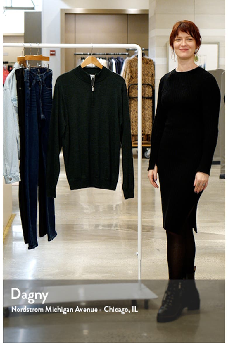 Crown Soft Quarter Zip Merino Wool Blend Pullover video