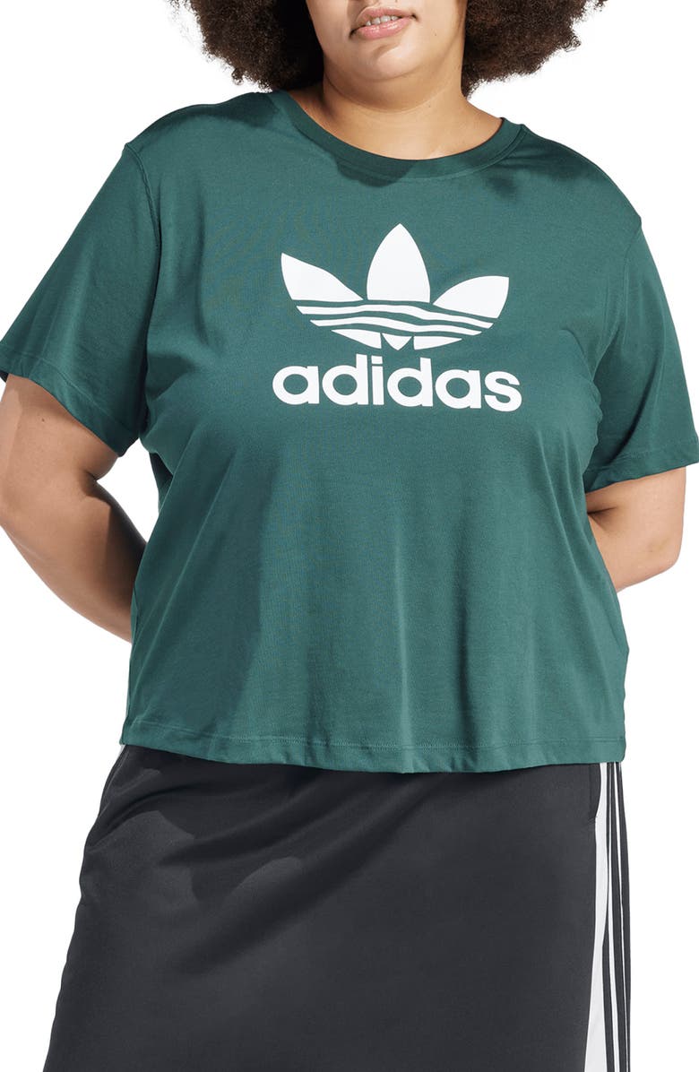 adidas Adicolor Trefoil Boxy Graphic T-Shirt, Main, color, 