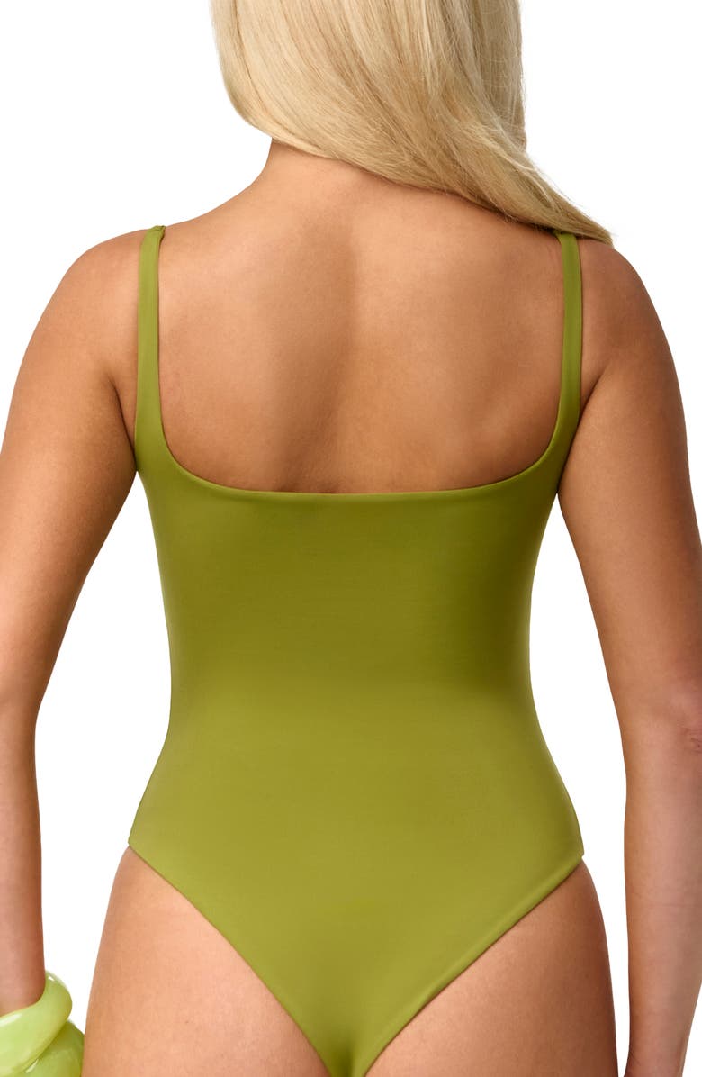 Naked Wardrobe Scoop Neck Tank Bodysuit, Alternate, color, Mojito