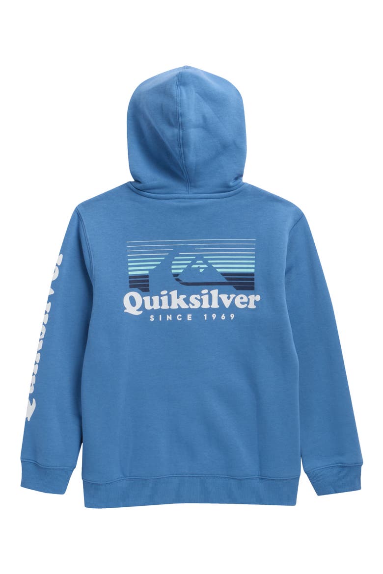 Kids' Phase Full Zip Graphic Hoodie, Alternate, color, QUIET HARBOR