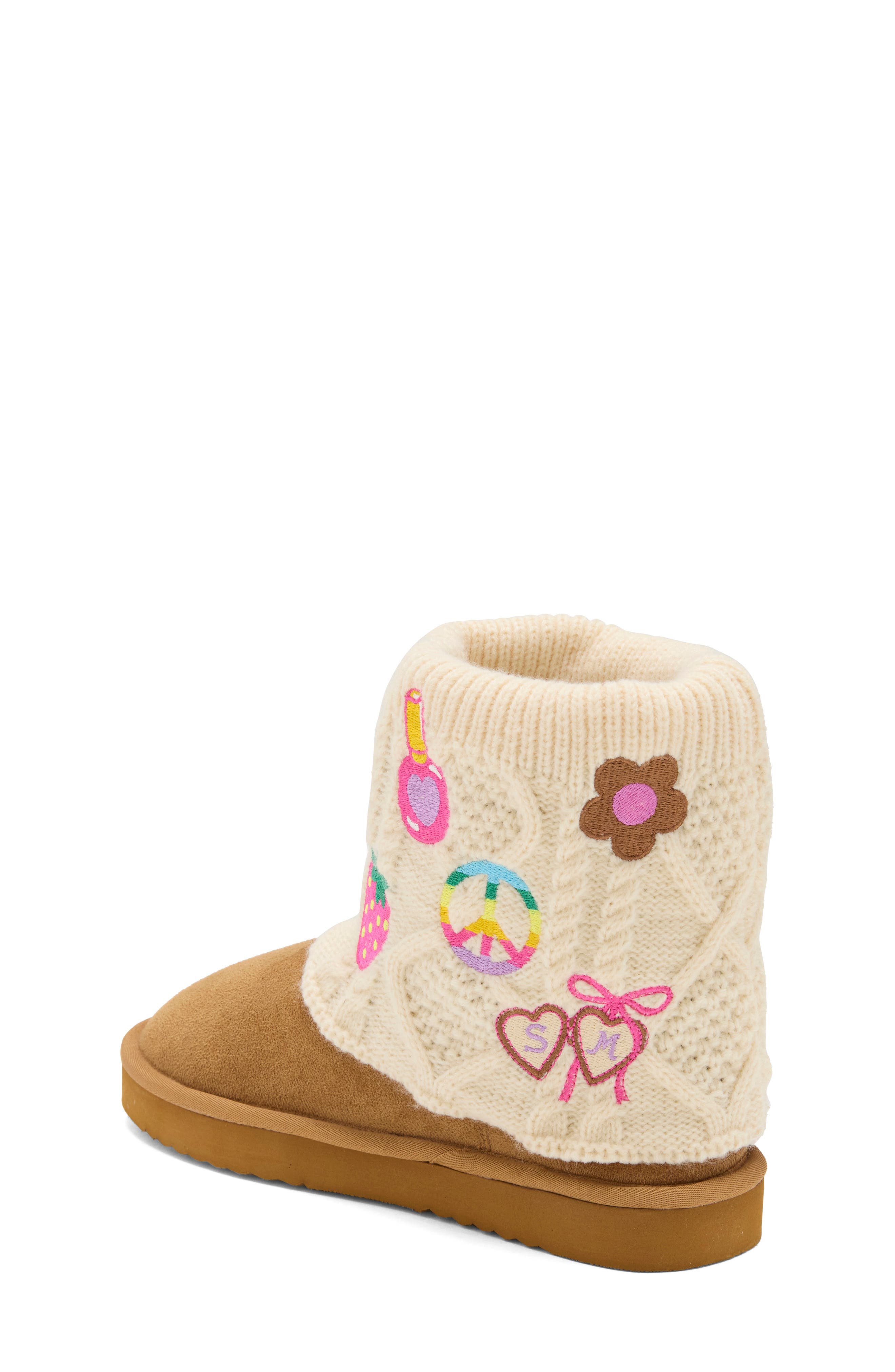 Kids' Mochi Boot, Alternate, color, COGNAC