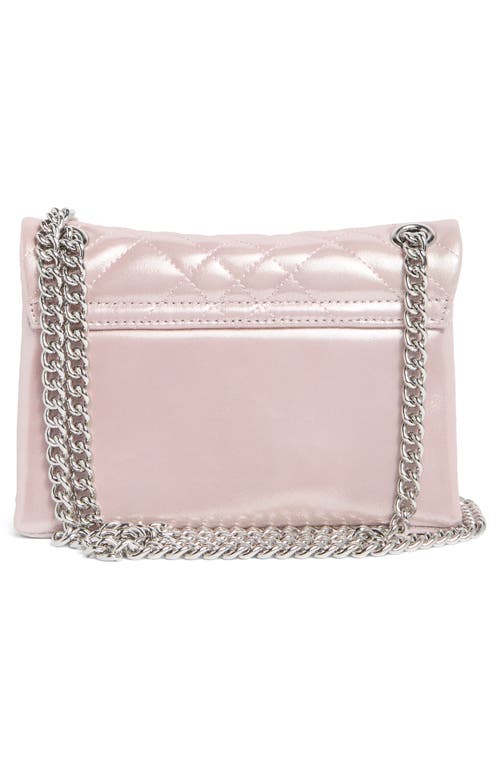 Kurt Geiger London Mini Brixton Lock Leather Bag In Light/pastel Pink