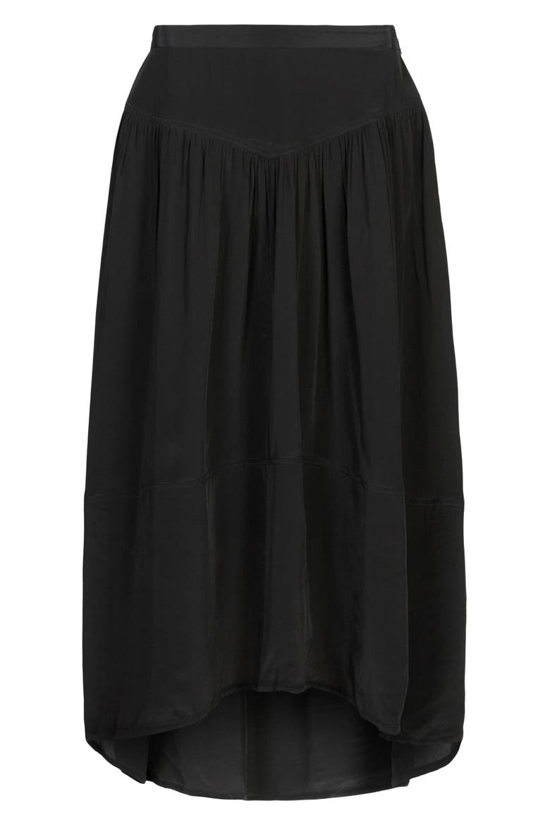 Kaye High-Low Skirt, Alternate, color, BLACK