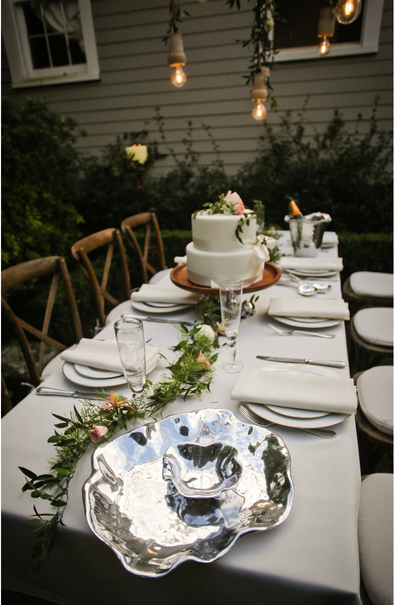 BEATRIZ BALL Collection VENTO Bergamo Chip and Dip, Alternate, color, Silver