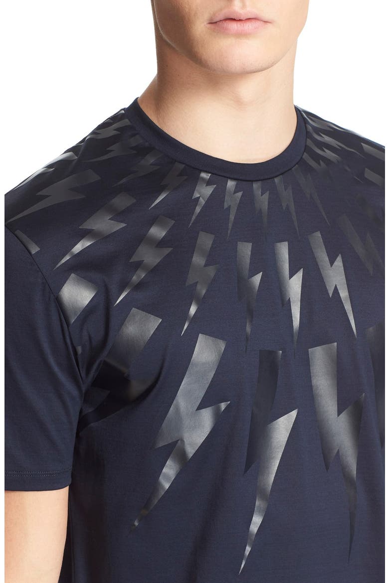 Tonal Thunderbolt Graphic T-Shirt, Alternate, color, NAVY