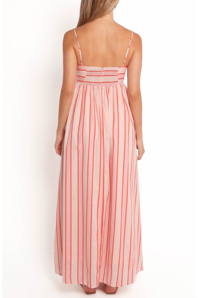 Odessa Stripe Cotton Maxi Sundress, Alternate, color, PINK STRIPE