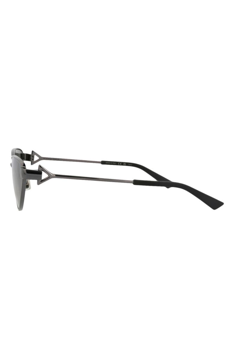 Bottega Veneta Sunglasses, Alternate, color, Ruthenium Ruthenium Grey