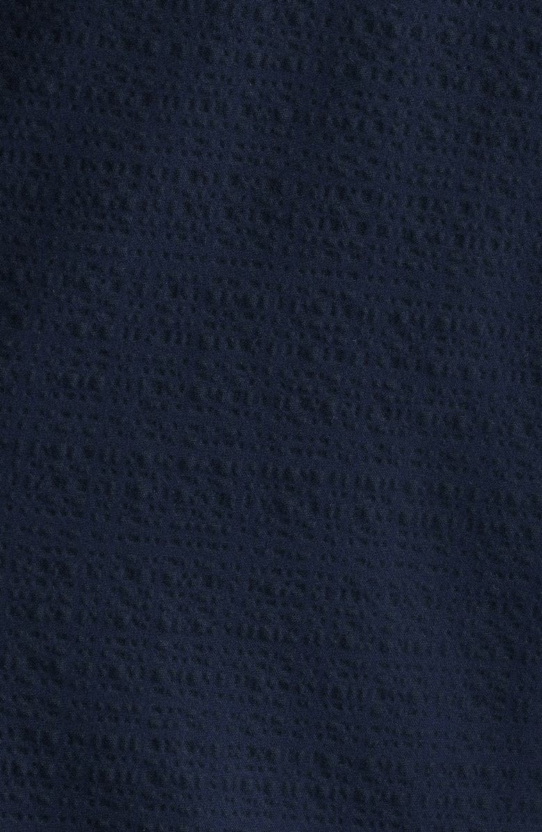 Emporio Armani Seersucker Soft Jacket, Alternate, color, Navy