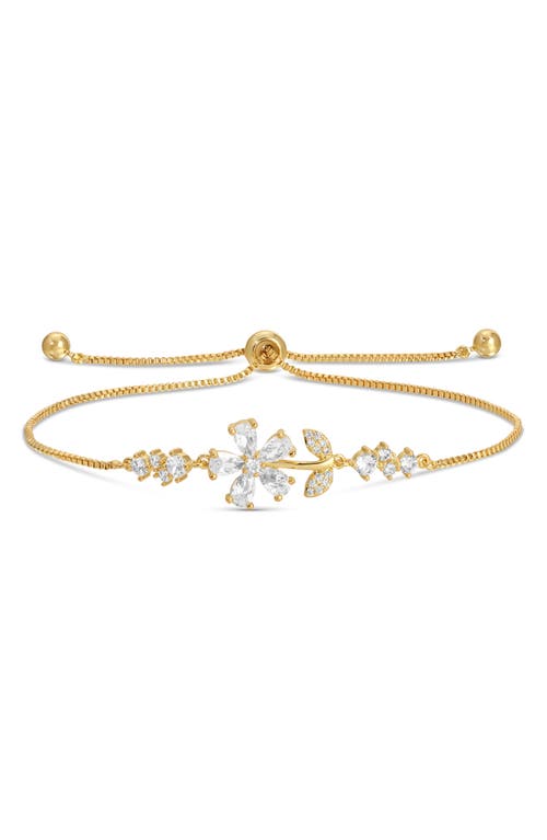 Eye Candy Los Angeles Fiorella Set Of 2 Bolo Bracelets In Gold