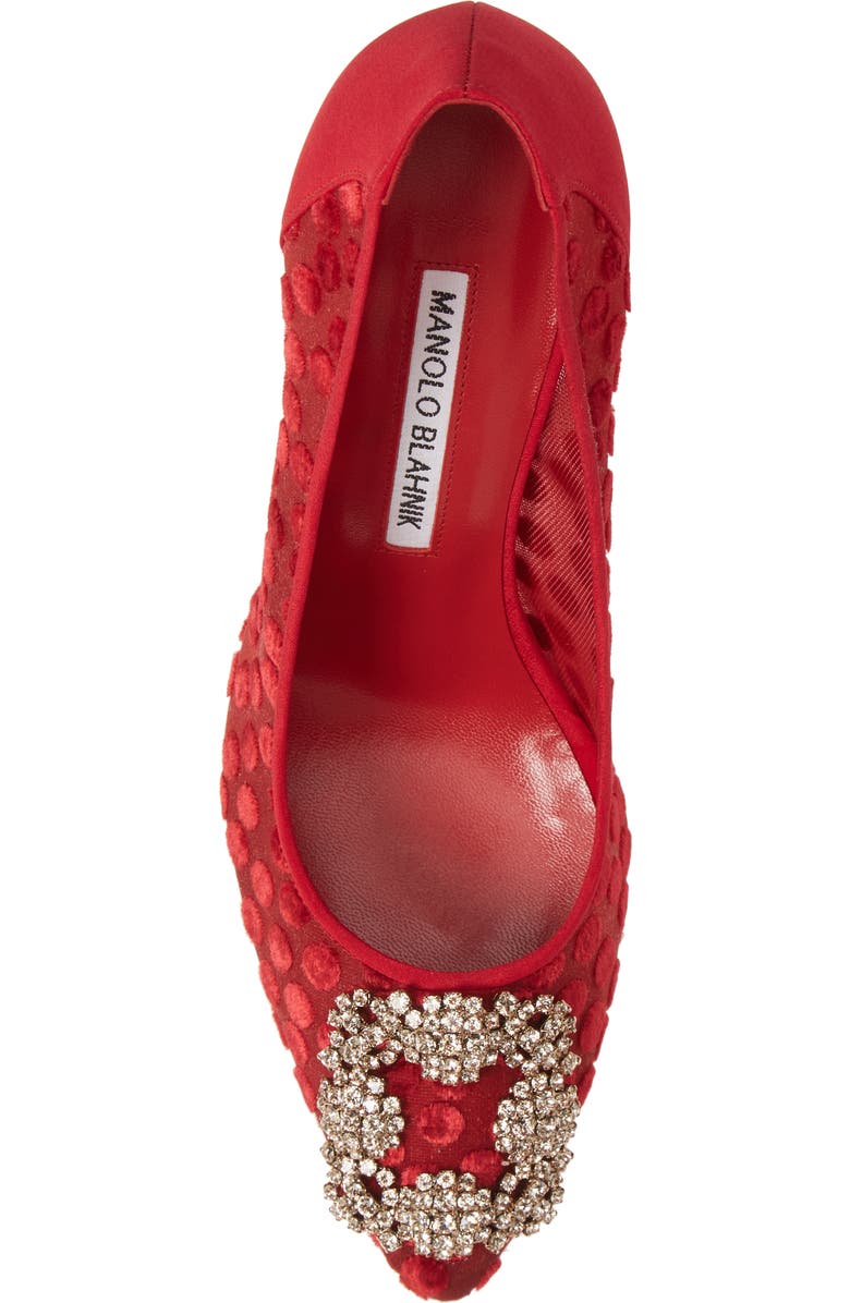 Manolo Blahnik Hangisi Pointed Toe Pump, Alternate, color,