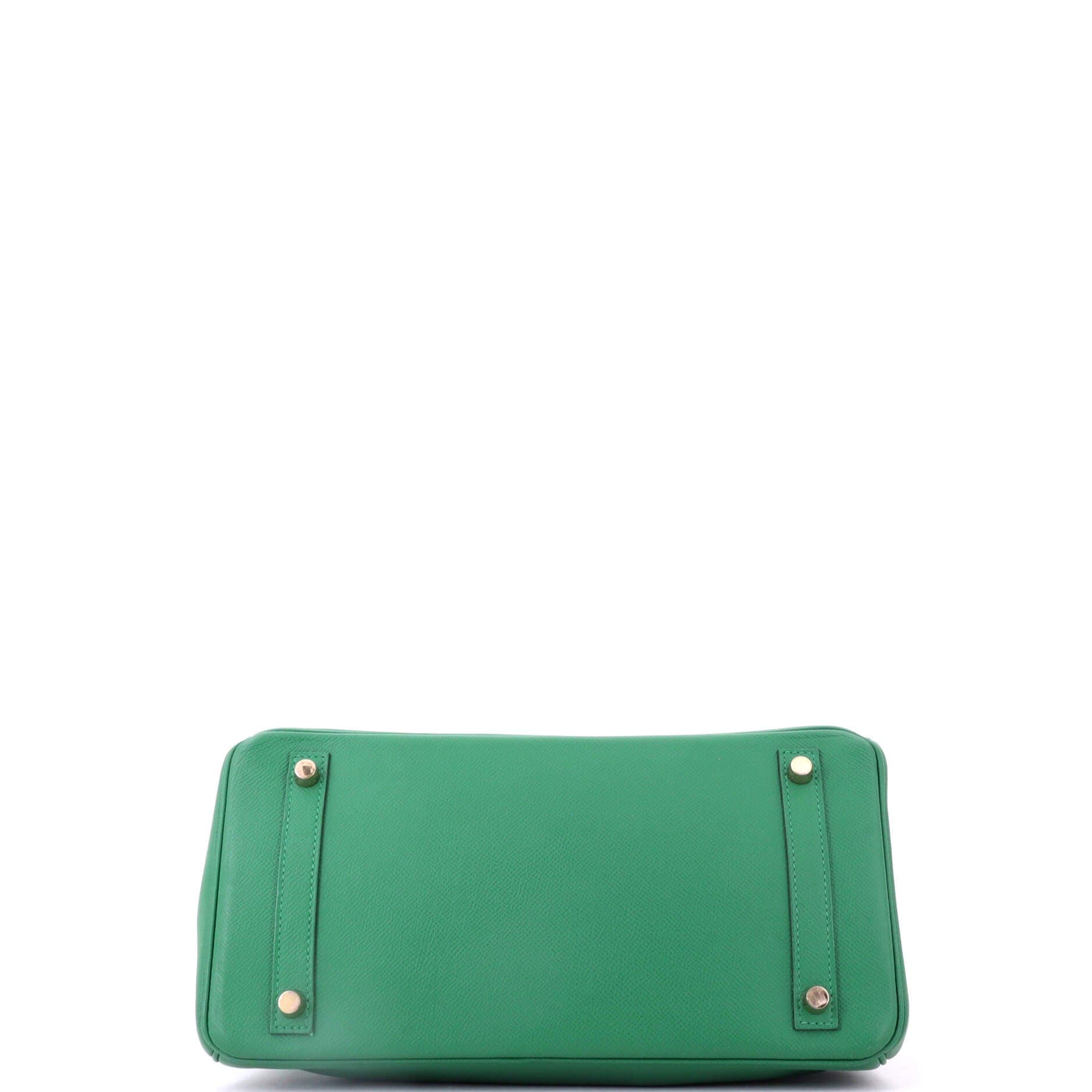 Birkin Handbag Green Epsom with Gold Hardware 30, Alternate, color, Green